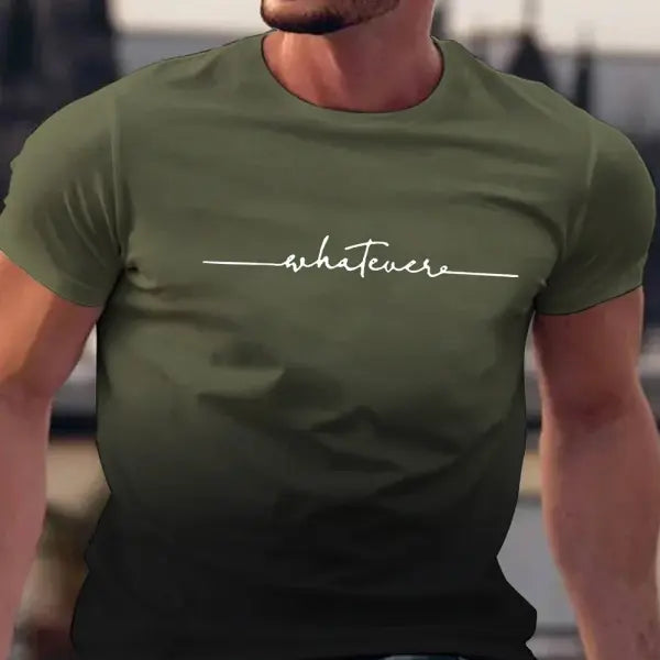 Summer Brand Print Short Sleeve Gym T-Shirt for Men - TX-PB73 / S