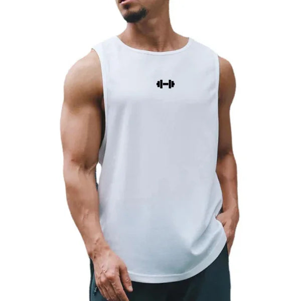 Summer Men’s Gym Tank Top - Quick-Drying Bodybuilding Sleeveless Shirt