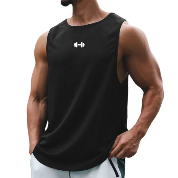 Summer Men’s Gym Tank Top - Quick-Drying Bodybuilding Sleeveless Shirt