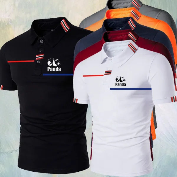 Summer Men’s Polo Shirt – Casual Short Sleeve Golf Top