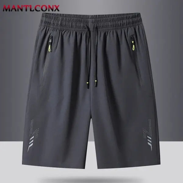 Hombre Bermuda Short Pants for Men (Polyester Elastane) Training Style - M / Dark Gray