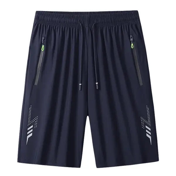 Hombre Bermuda Short Pants for Men (Polyester Elastane) Training Style - M / Dark Blue
