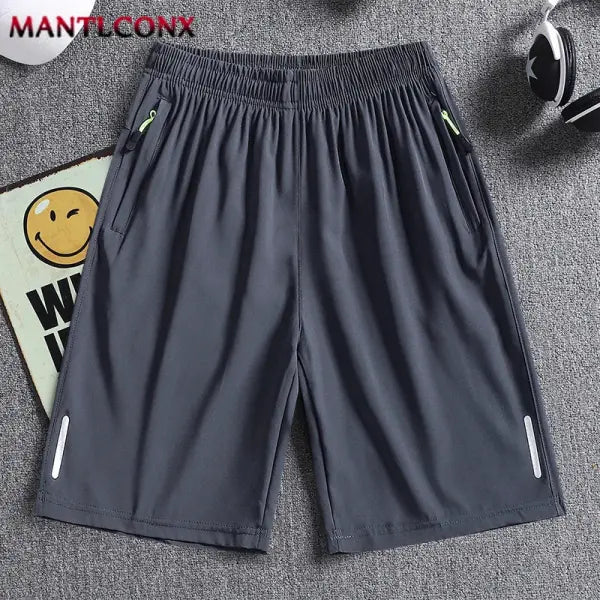 Hombre Bermuda Short Pants for Men (Polyester Elastane) Training Style - XL / Dark Gray 001