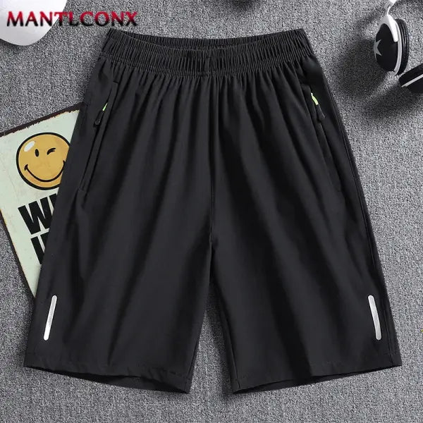 Hombre Bermuda Short Pants for Men (Polyester Elastane) Training Style - M / Black 001