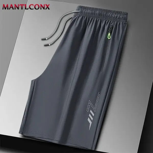 Hombre Bermuda Short Pants for Men (Polyester Elastane) Training Style - 4XL / Dark Gray 003