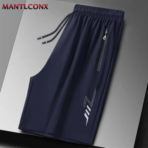Hombre Bermuda Short Pants for Men (Polyester Elastane) Training Style - XXL / Dark Blue 003