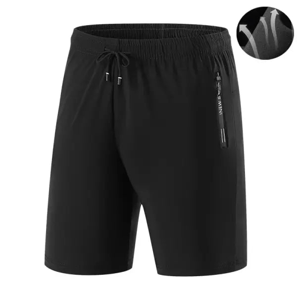 Hombre Bermuda Short Pants for Men (Polyester Elastane) Training Style - 4XL / Black 002