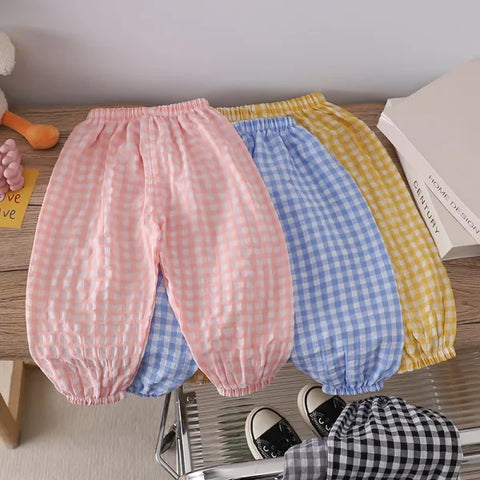 Summer Mosquito-Proof Pants for Kids – Thin Outdoor Casual Trousers for Boys & Girls