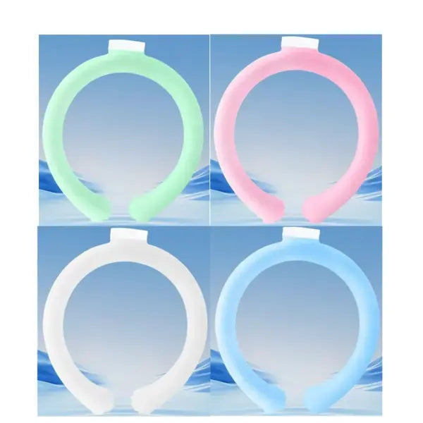 Summer Neck Cooling Ring PCM Material Outdoor Fitness Accessory - O62 4pcs