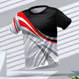 Summer Quick Dry Breathable Men’s T Shirt Outdoor Run Fitness Sports Short Sleeve Tees Casual O-neck Oversized T-shirt