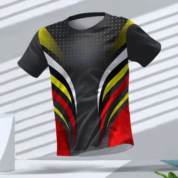 Summer Quick Dry Breathable Men’s T Shirt Outdoor Run Fitness Sports Short Sleeve Tees Casual O-neck Oversized T-shirt