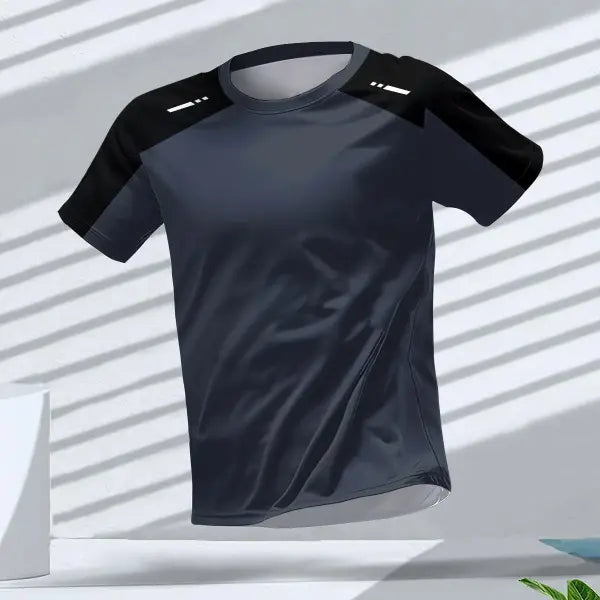 Summer Quick Dry Breathable Men’s T Shirt Outdoor Run Fitness Sports Short Sleeve Tees Casual O-neck Oversized T-shirt