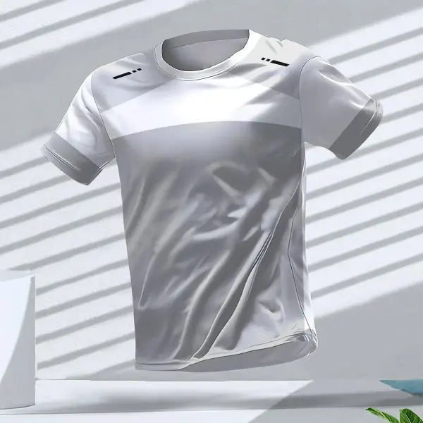 Men’s Quick-Dry Sports T-Shirt - Breathable Running & Fitness Tee - Oversized Outdoor Performance Top