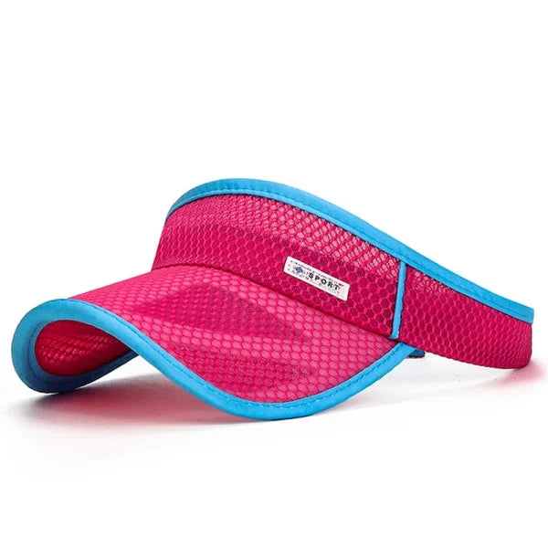 Summer Sports Sun Hat – UV Protection Adjustable Visor for Tennis & Running - Himpall