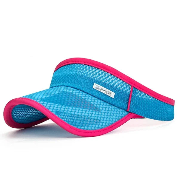 Summer Sports Sun Hat – UV Protection Adjustable Visor for Tennis & Running - Himpall