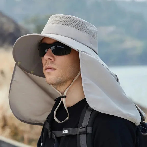 Summer Sun Hat – Double Layer UV Protection Fishing & Outdoor Cap - Himpall