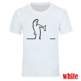 Summer T Shirts For Men Balum La Linea Funny Graphic Tshirt Cotton Comfortable Premium Camisetas - White / L