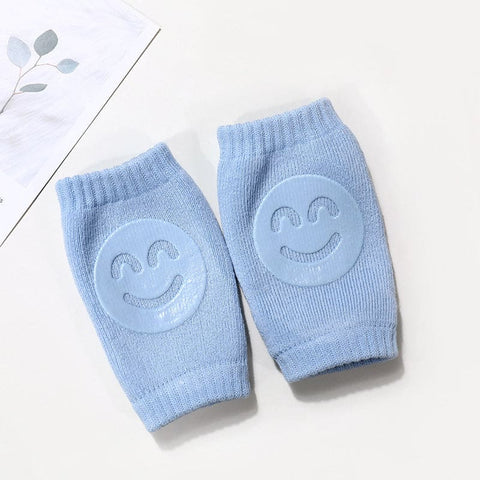 Summer Terry Baby Socks Knee Pads - Blue / Q1pcs