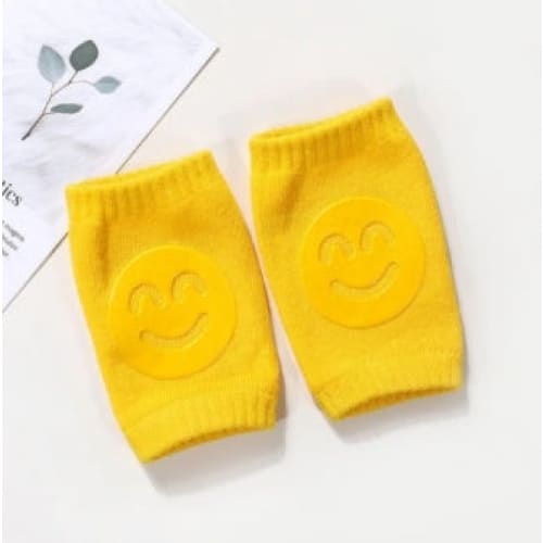 Summer Terry Baby Socks Knee Pads - Yellow / Q1pcs