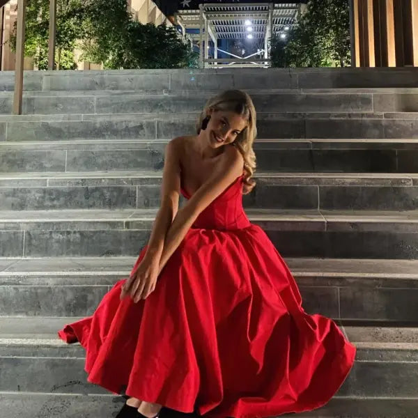 Suninheart Summer Elegant Woman Dress 2024 New Arrivals Wine Formal Occasion Corset Dress Long Party Dresses Female