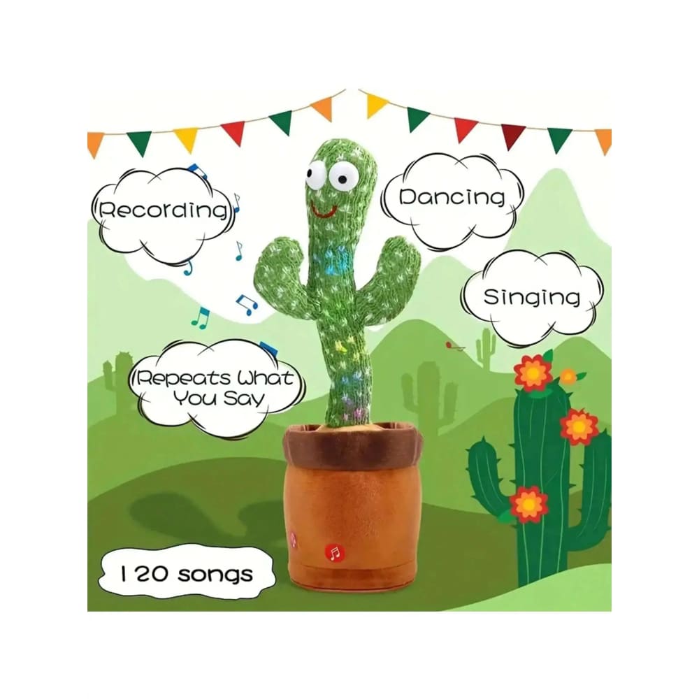 Sunny Cactus Talking Toy - Green