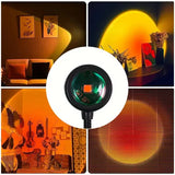 Sunset projection lamp LED projection lamp for unisex (ABS) bedroom