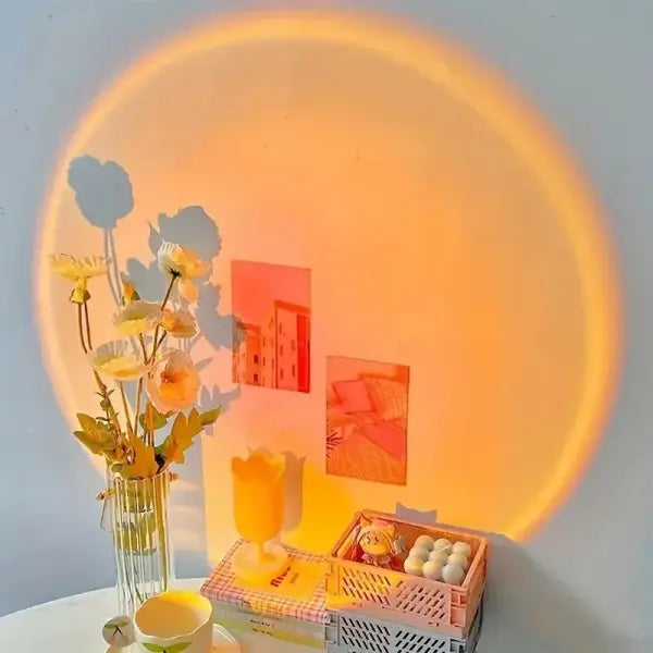 Sunset projection lamp LED projection lamp for unisex (ABS) bedroom