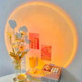 Sunset projection lamp LED projection lamp for unisex (ABS) bedroom