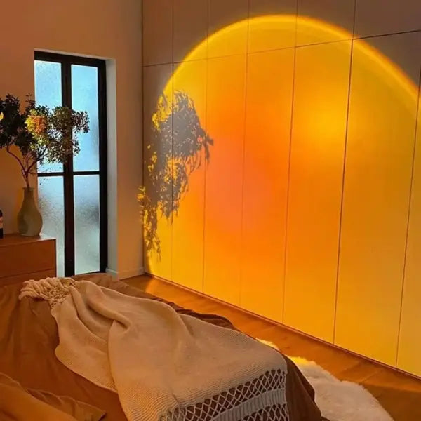 Sunset projection lamp LED projection lamp for unisex (ABS) bedroom