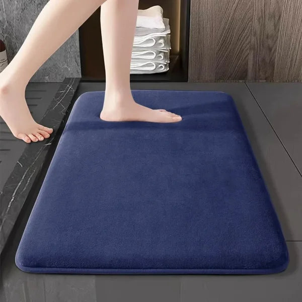 Super Absorbent Coral Velvet Floor Mat for Bathrooms and Doorways - Himpall