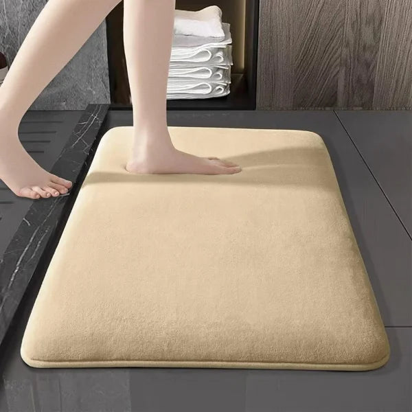 Super Absorbent Coral Velvet Floor Mat for Bathrooms and Doorways - Himpall