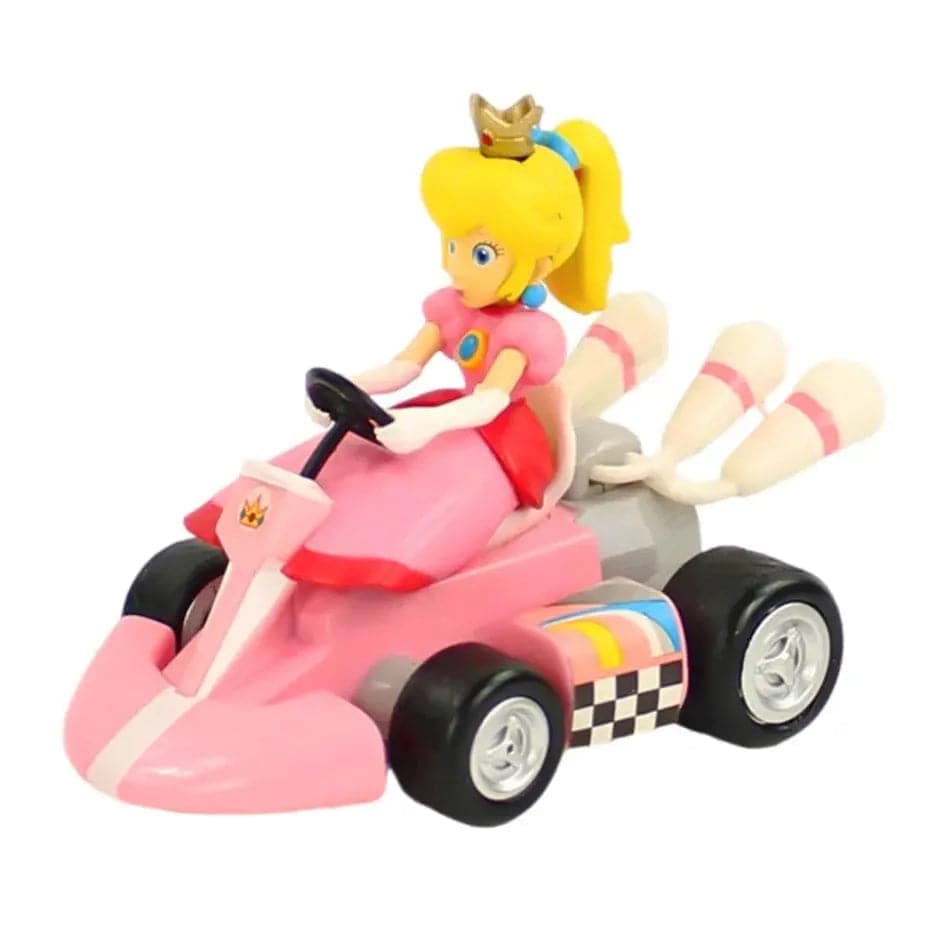 Super Mario Pull Back Car – Action Figure Set for Kids and Collectors