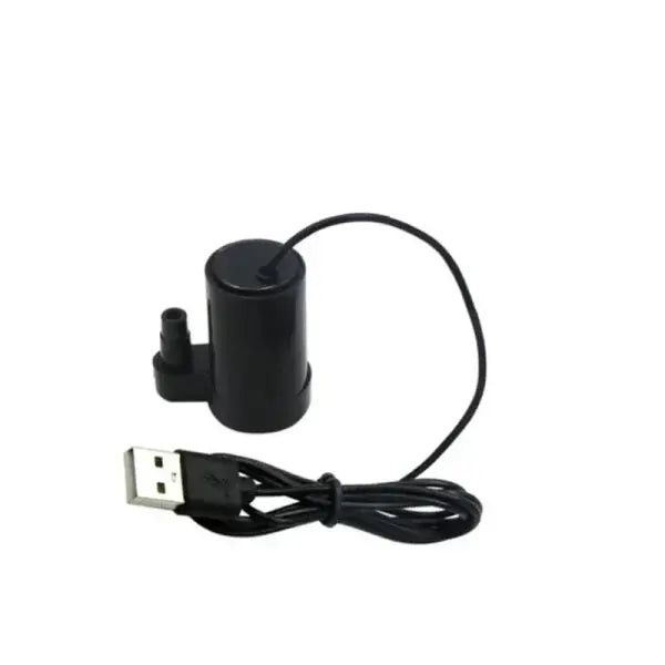 Super Quiet DC 5V USB Brushless Water Pump: Portable Submersible Pump for Fish Tanks & Fountains - Black vertical