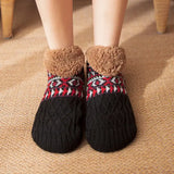 Super Warm Winter Non-slip Floor Socks Women Men Snow Socks Sleep Carpet Slippers Socks Women Velvet Boot Unsiex Home