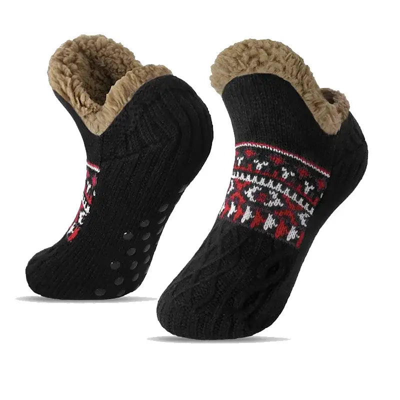 Super Warm Winter Non-slip Floor Socks Women Men Snow Socks Sleep Carpet Slippers Socks Women Velvet Boot Unsiex Home