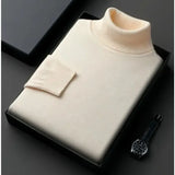 Animal Game Knitted Turtleneck Sweater Polyester Slim Fit Fall Daily
