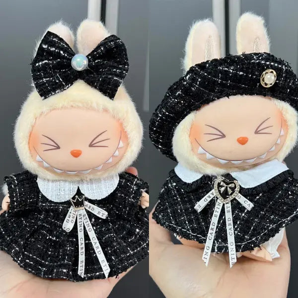 Sweet Princess Labubu 17cm Doll Outfit - High-Quality Dress & Cloak Accessories for The Monsters - Set3 / No doll