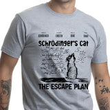 T Shirt for Men Clothing Fashion Cat The Escape Plan Geeky Printed T Shirts Harajuku Short Sleeve Tee Casual Men’s