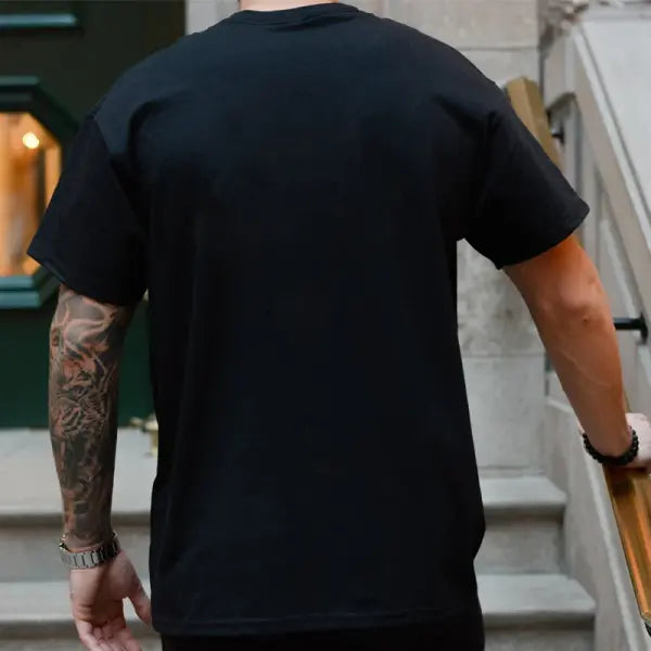 T Shirt for Men Clothing Fashion Cat The Escape Plan Geeky Printed T Shirts Harajuku Short Sleeve Tee Casual Men’s