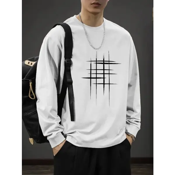 T-shirt for Men Summer Cross of Thorns Suitcase Men’s T-shirts Long-sleeved Dark Hip-hop Men’s oversize t-shirt Y2k T
