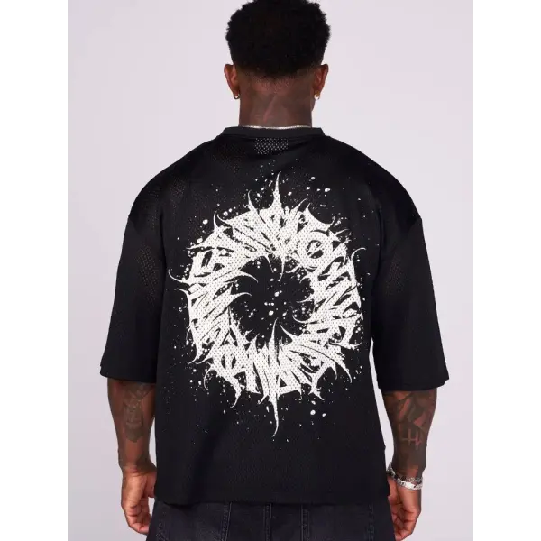 T-shirts Men Summer New Sports Men T-shirts Leisure Round Neck Fashion Loose And Comfortable Clothing Gym Running