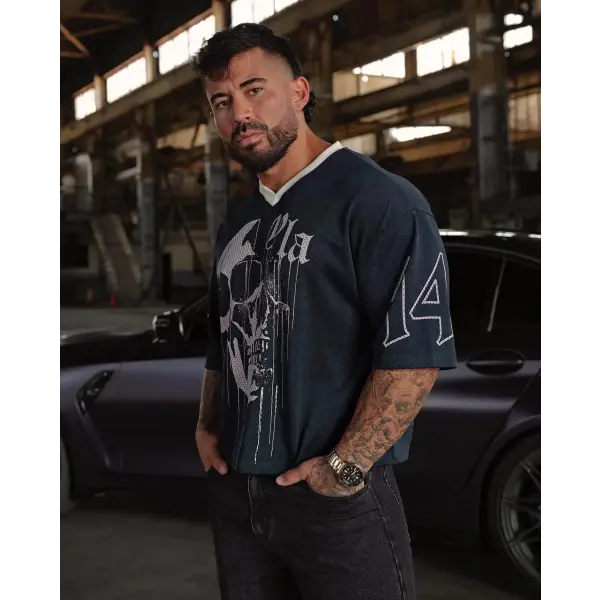 T-shirts Men Summer New Sports Men T-shirts Leisure Round Neck Fashion Loose And Comfortable Clothing Gym Running