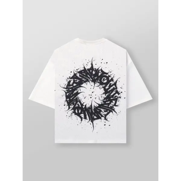 Men’s Summer Performance Sports T-Shirt - Loose Fit Quick-Dry Gym Tee - Comfortable Running & Leisure Top - white / XXL