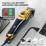 T9 Vintage Men’s Electric Hair Clipper Beard Trimmer/Rechargeable Hair Cutting Machine With Nose Hair Trimmer Kit