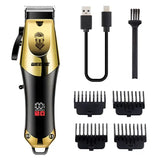 T9 Vintage Men’s Electric Hair Clipper Beard Trimmer/Rechargeable Hair Cutting Machine With Nose Hair Trimmer Kit
