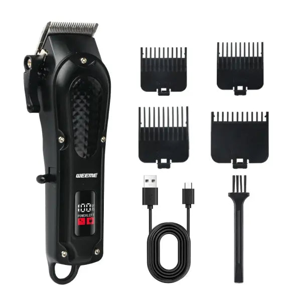 T9 Vintage Men’s Electric Hair Clipper Beard Trimmer/Rechargeable Hair Cutting Machine With Nose Hair Trimmer Kit