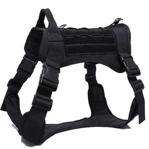 Tactical Dog Harness with Leash and Training Vest for All Dogs - Himpall