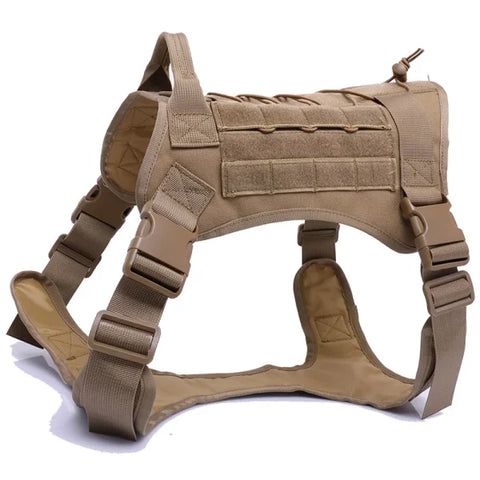 Tactical Dog Harness with Leash and Training Vest for All Dogs - Himpall