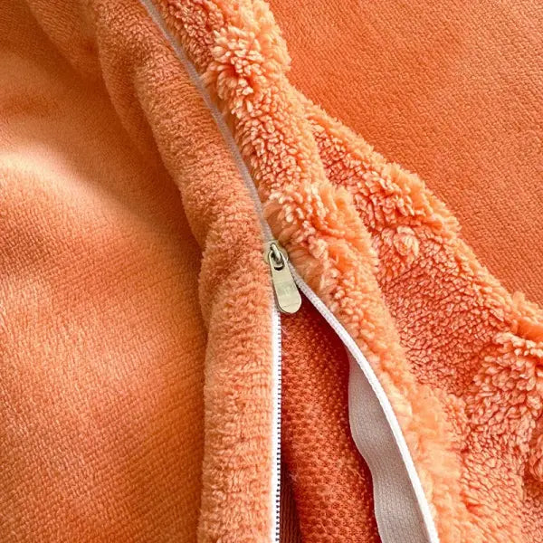 Tafuru Milk Fleece Single Quilt Set Autumn/winter Thickened Warm Solid Color Duvet Cover 200x230 220x240 Bedding