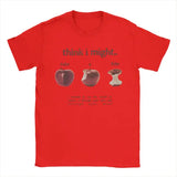 Women’s ’Take A Bite’ Graphic T-Shirt - Trendy Short Sleeve Round Neck Summer Fashion Tee - BJ4162-Red / S